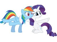 Радуга Дэш и Рарити