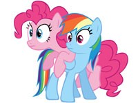 Рэйнбоу Дэш и Пинки Пай